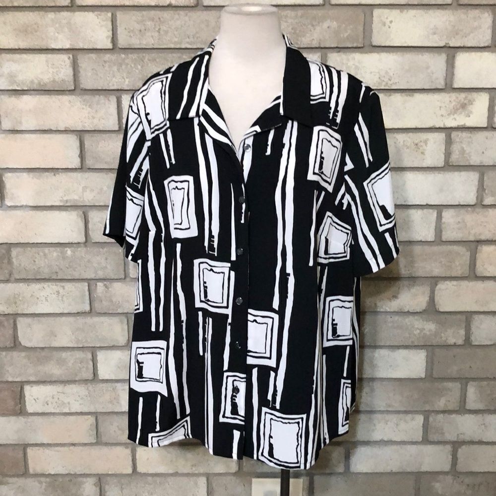 3for$20 button front blouse 18w